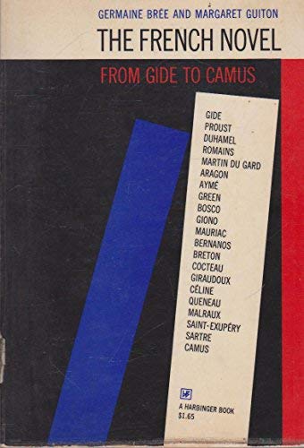 Book French Novel From Gide To Camus free