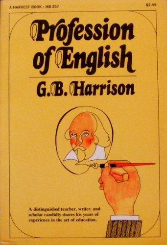 Book Profession of English (Harvest/HBJ Book) free