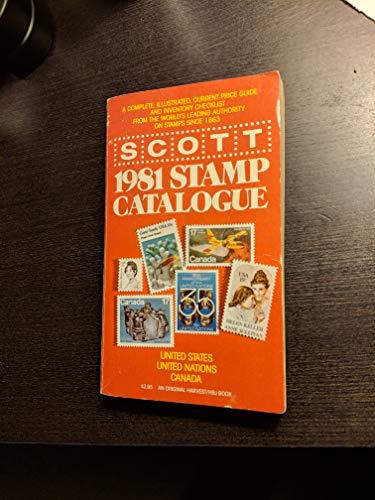 Book Scott 1981 Stamp Catalogue: United States - United Nations - Canada (Original Harvest/HBJ Book) free
