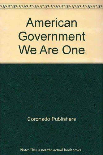 Book American Government We Are One free