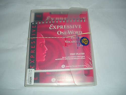 Book Expressive One Word Picture Vocabulary Tests free