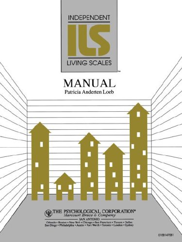 Book Independent Living Scales (Ils) Manual free