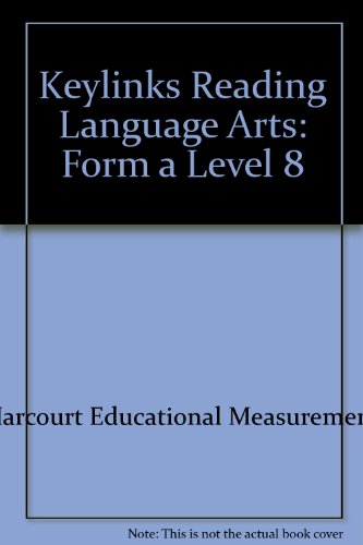 Book Keylinks Reading Language Arts: Form a Level 8 free