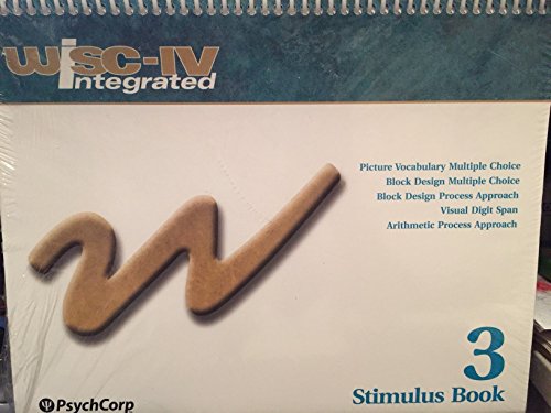Book WISC-IV Integrated Stimulus Book 3 free