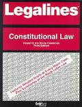 Book Legalines: Constitutional Law : Adaptable To Third Edition Of Stone Casebook free