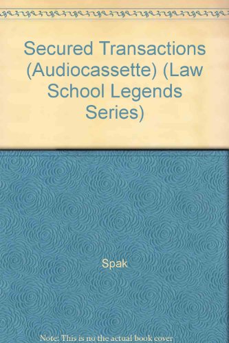 Book Secured Transactions (law School Legends Series) free