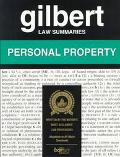 Book Gilbert Law Summaries Personal Property free