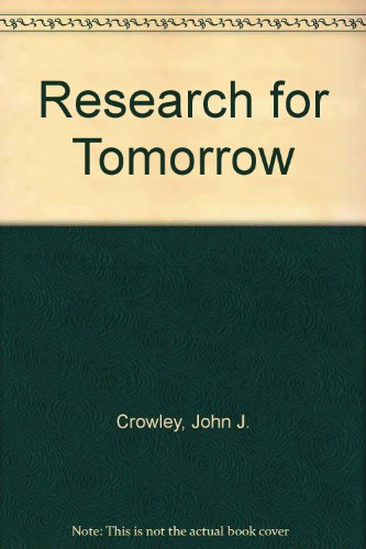 Book Research For Tomorrow : Yearbook Of Agriculture, 1986 free