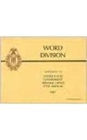 Book Word Division: Supplement to US Government Printing Office Style Manual free