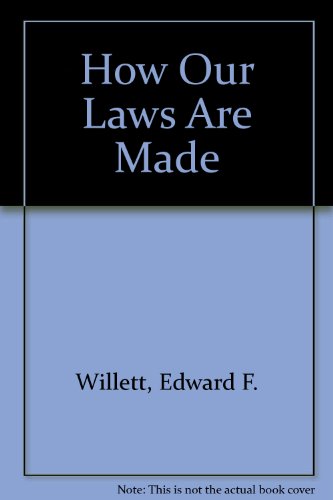 Book How Our Laws Are Made free