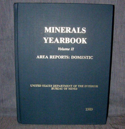 Book Minerals Yearbook: Domestic, 1989 (MINERALS YEARBOOK VOLUME 2: DOMESTIC) free
