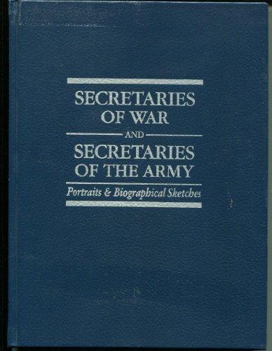 Book Secretaries of war and secretaries of the army: Portraits & biographical sketches (CMH pub) free