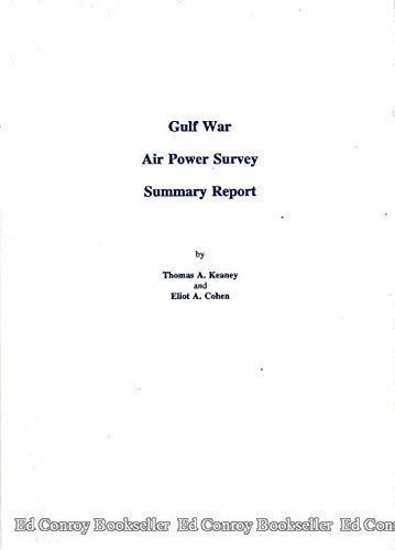 Book Gulf War Air Power Survey Summary Report free
