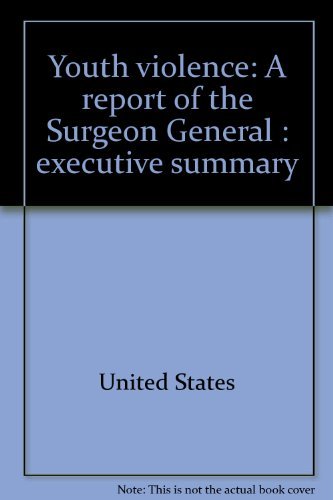 Book Youth violence: A report of the Surgeon General free