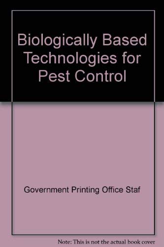 Book Biologically based technologies for pest control free