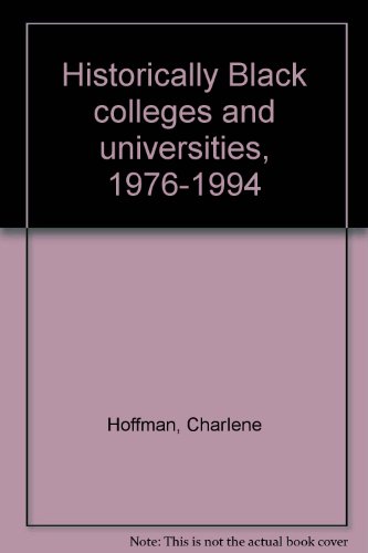Book Historically Black colleges and universities, 1976-1994 free