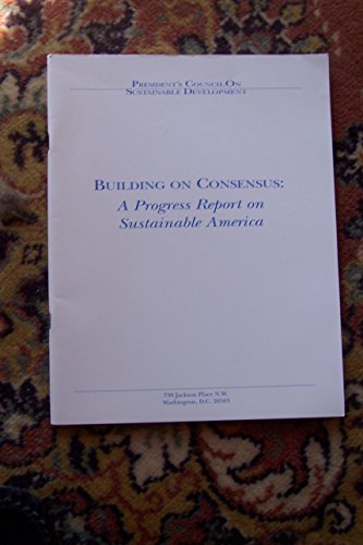 Book Building on consensus: a progress report on sustainable America free