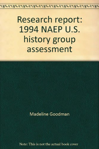 Book Research report: 1994 NAEP U.S. history group assessment free