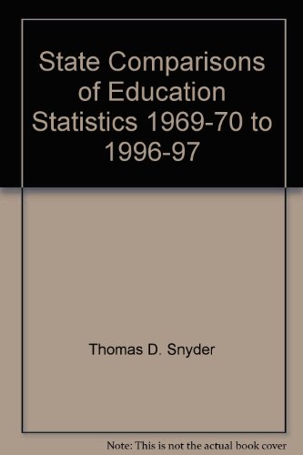 Book State comparisons of education statistics: 1969-70 to 1996-97 free