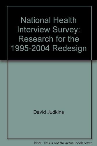 Book National Health Interview Survey: Research For The 1995-2004 Redesign free