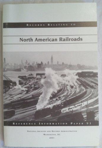 Book Records Relating To North American Railroads free