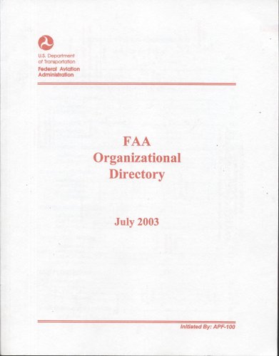 Book Faa Organizational Directory, 2003 free