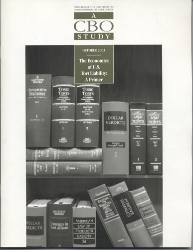 Book Economics Of U.s. Tort Liability: A Primer free