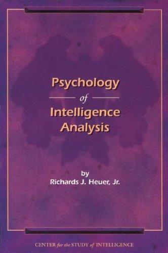 Book Psychology of Intelligence Analysis free