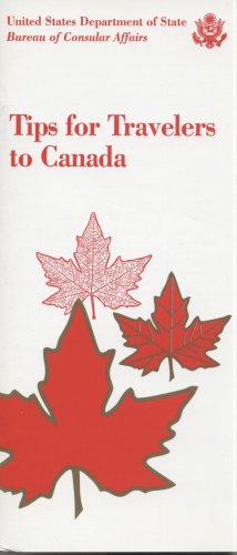 Book Tips for Travelers to Canada, 1996 free