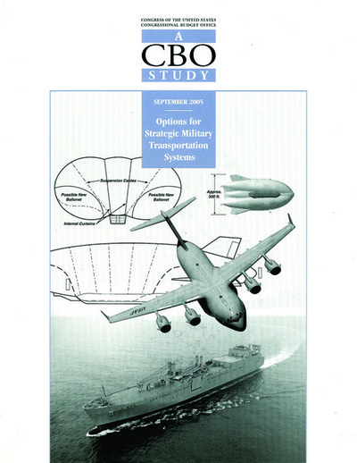 Book Options For Strategic Military Transportation Systems (cbo Study) free