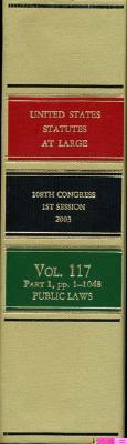 Book United States Statutes At Large, V. 117, 2003, 108th Congress, 1st Session, Pts. 1-3 free