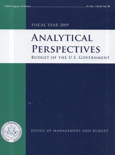 Book Analytical Perspectives: Budget of the United States Government, Fiscal Year 2009 free
