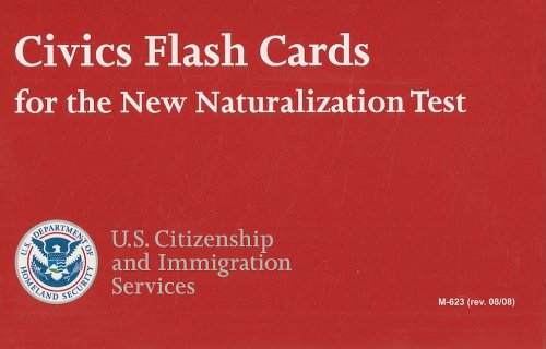 Book Civics Flash Cards For The New Naturalization Test, 2008: Package Of Flash Cards free