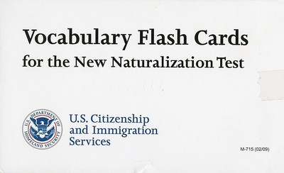Book Vocabulary Flash Cards for the New Naturalization Test (2009) free