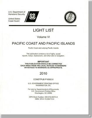 Book Light List: Pacific Coast and Pacific Islands, Pacific Coast and Outlying Pacific Islands, 2010 free