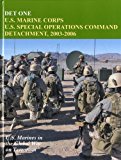 Book DET One: U.S. Marine Corps U.S. Special Operations Command Detachment, 2003-2006 (U.S. Marines in the Global War on Terrorism) free