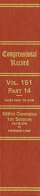 Book Congressional Record, V. 151, PT. 14, July 28, 2005, to September 7, 2005 free