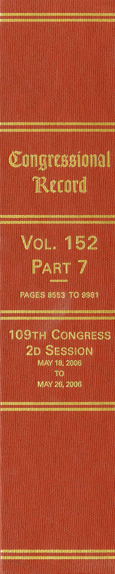 Book Congressional Record (bound Volumes): Part 7 free