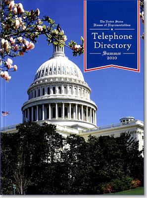 Book United States House of Representatives Telephone Directory, Summer 2010 free