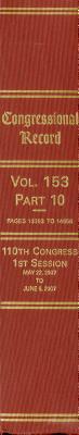Book Congressional Record, V. 153, Pt. 10, May 22. 2007 To June 5, 2007 free