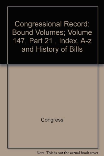 Book Congressional Record (Bound Volumes) free