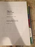 Book Code Of Federal Regulations, Title 19, Customs Duties, Pt. 0-140, Revised As Of April 1 2015 free