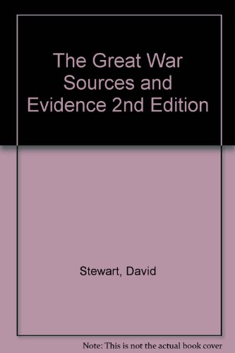 Book The Great War Sources and Evidence free