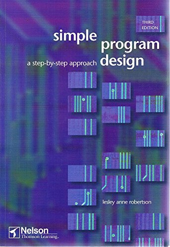 Book Simple Program Design, A Step-by-step Approach free