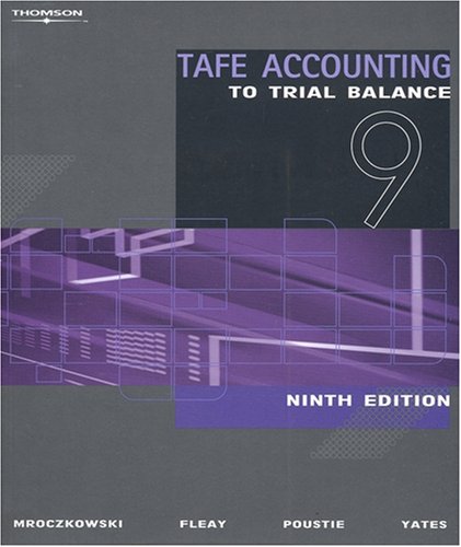 Book Tafe Accounting To Trial Balance free