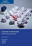 Book Corporate Communications : Effective Techniques for Business free