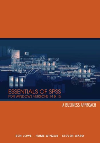 Book Essentials of SPSS for Windows: Essentials of SPSS for Windows Versions 14 and 15 Versions 14 and 15 free