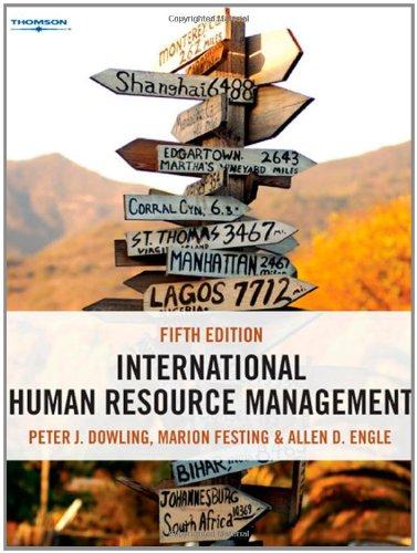 Book International Human Resource Management - Managing People in a Multinational Context (5th, 09) by Dowling, Peter J - Festing, Marion - Engle, Allen [Paperback (2007)] free