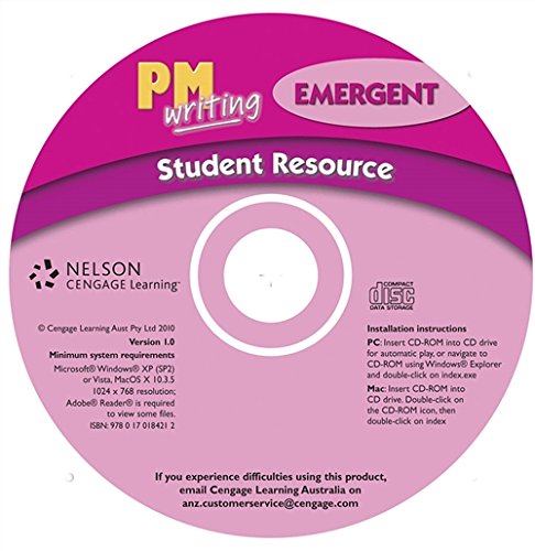 Book PM Writing Emergent Student Resource CD free