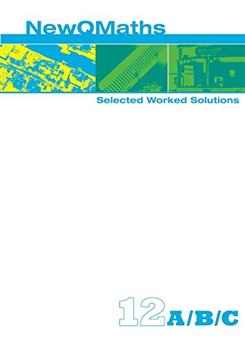 Book New Qmaths 12 Selected Worked Solutions 12 A/b/c free